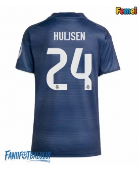 Real Madrid Dean Huijsen #24 Tricou Fotbal Replică 2025-26 Femei Deplasare